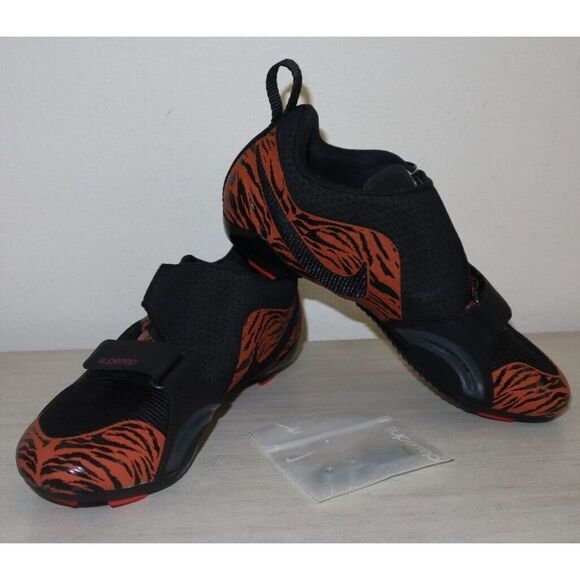 Nike CJ0775 Women's Sz 6.5 Black/Tiger Print Superrep Cycling Indoor Shoes $120 - Picture 1 of 7